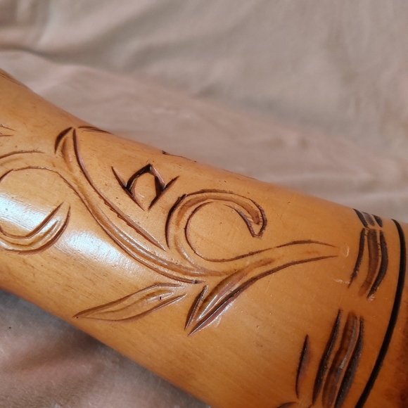 20" Wooden carved Kokeshi doll - Picture 6 of 7